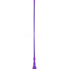 Mop Handles; For Use With: Wide-Band Mesh Wet Mop Heads; Connection Type: Clamp Jaw; Handle Type: Clamp Jaw; Handle Length (Inch): 60; Handle Material: Fiberglass; Handle Style: No; Color: Purple; Connector Material: Polypropylene; Handle Length: 60; Tele