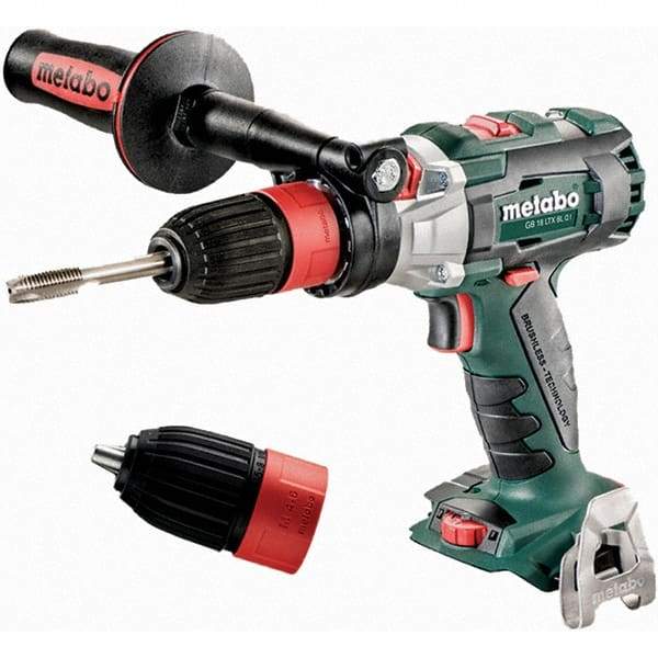 Metabo - 18 Volt 1/2" Chuck Pistol Grip Handle Cordless Drill - 600/2050 RPM, Keyless Chuck, Reversible, Lithium-Ion Batteries Not Included - Strong Tooling