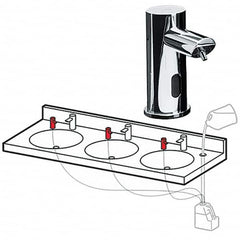 ASI-American Specialties, Inc. - Soap, Lotion & Hand Sanitizer Dispensers Type: Remote Control Mounting Style: Hand Pump - Strong Tooling