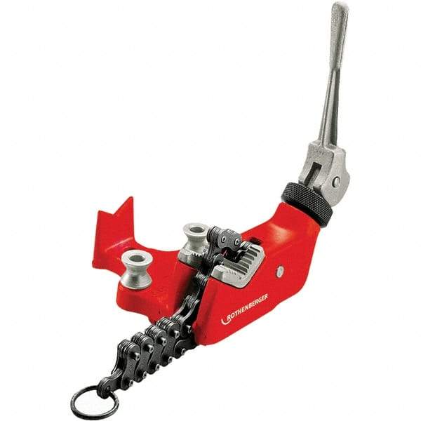 Rothenberger - 1/8" to 4" Pipe Capacity, Chain Pipe Vise - Strong Tooling