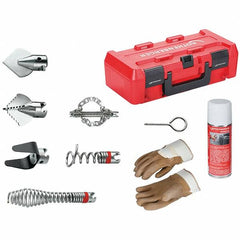 Rothenberger - Drain Cleaning Machine Cutters & Accessories Type: Tool Kit for Drain Cleaner For Use With Machines: Rothenberger R600 Drain Cleaner - Strong Tooling