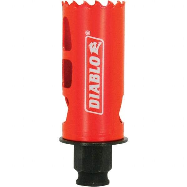 Freud - 1-1/4" Diam, 2-3/8" Cutting Depth, Hole Saw - Bi-Metal Saw, Toothed Edge - Strong Tooling