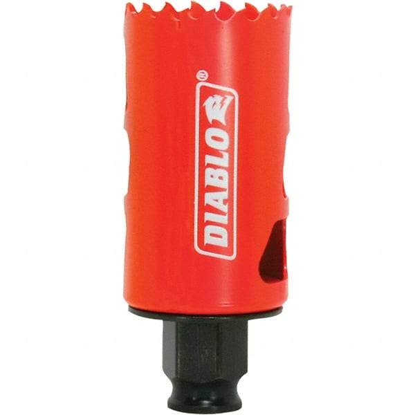 Freud - 1-1/2" Diam, 2-3/8" Cutting Depth, Hole Saw - Bi-Metal Saw, Toothed Edge - Strong Tooling