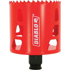 Freud - 2-11/16" Diam, 2-3/8" Cutting Depth, Hole Saw - Bi-Metal Saw, Toothed Edge - Strong Tooling