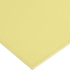 Plastic Sheet: Garolite, 3/8″ Thick, Yellow, 40,000 psi Tensile Strength Rockwell M-110