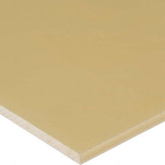 USA Sealing - 1' x 2" x 1/2" Beige PEEK Rectangular Bar - Strong Tooling