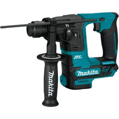 Makita - 12 Volt 5/8" Keyless Chuck Cordless Rotary Hammer - 0 to 4,800 BPM, 0 to 680 RPM, Reversible - Strong Tooling