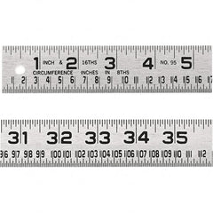 Lufkin - Steel Rules Length (Inch): 36 Graduation Style: Inch - Strong Tooling