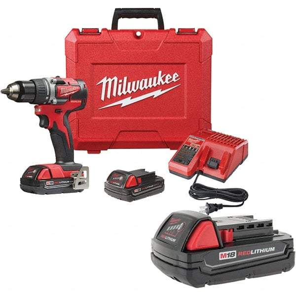 Milwaukee Tool - Cordless Drills Battery Voltage: 18 Battery Chemistry: Lithium-Ion - Strong Tooling