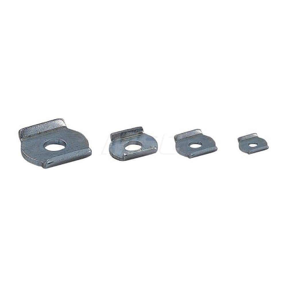 Clamp Spindle Retainers & Flanged Washers; Overall Width (Decimal Inch - 4 Decimals): 0.3260; Material: Carbon Steel; Material: Carbon Steel; Hole Diameter (Decimal Inch): 0.1690; Hole Diameter (mm): 0.1690; Hole Diameter: 0.1690; Finish/Coating: Zinc Pla