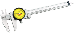 #120M-150 - 0 - 150mm Measuring Range (0.02mm Grad.) - Dial Caliper with Certification - Strong Tooling