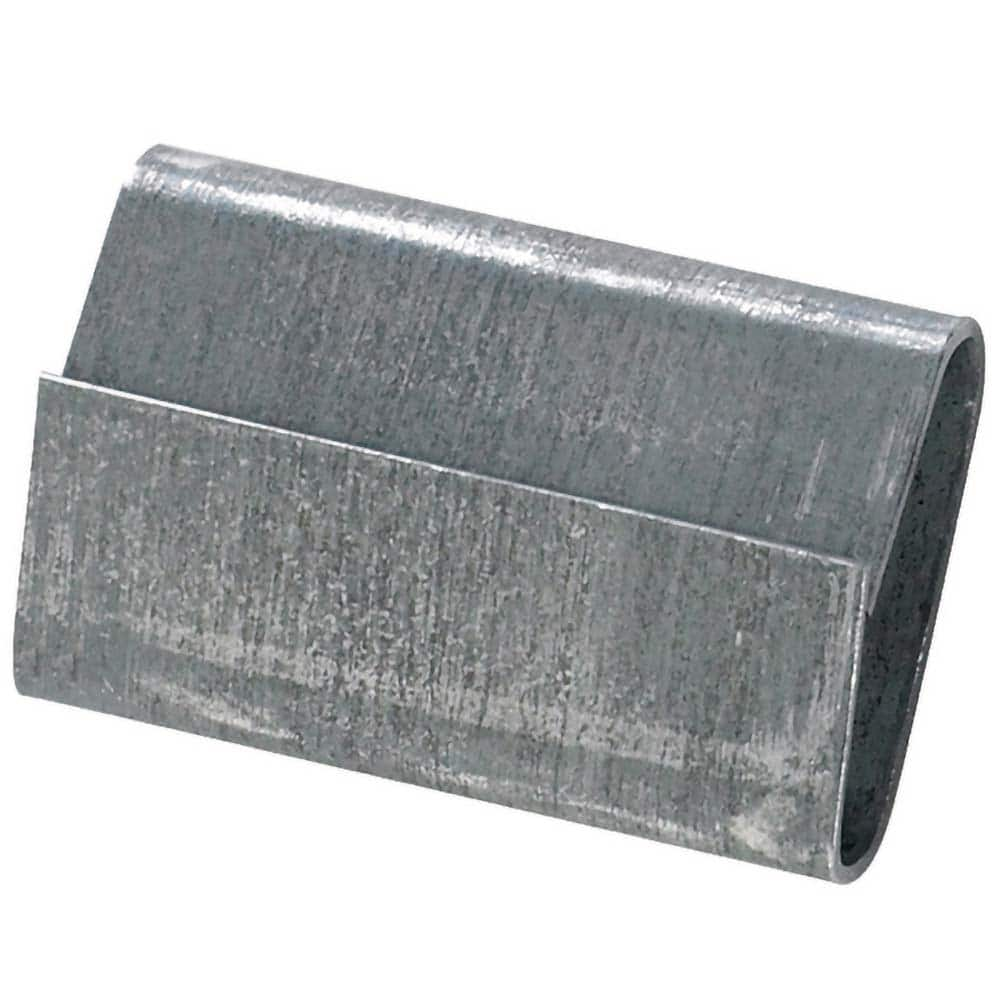 Value Collection - Strapping Seals & Buckles Type: Steel Strapping Seals - Closed/Thread On Width (Inch): 5/8 - Strong Tooling