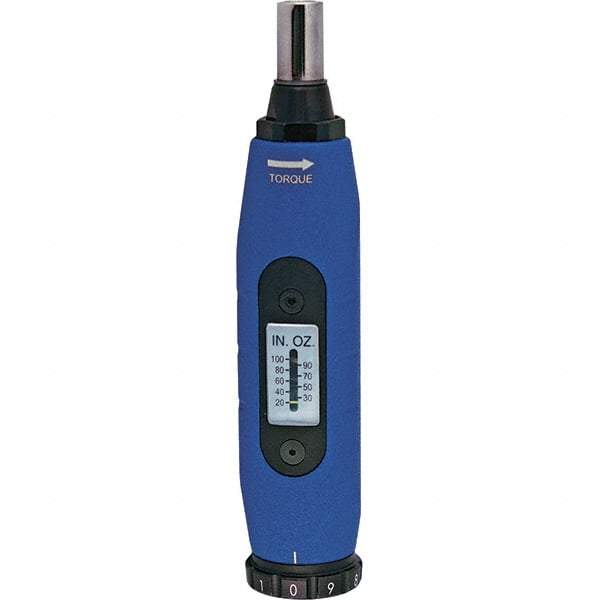 CDI - 1 Piece, 40 to 450 N/m, Preset Torque Limiting Screwdriver - 1/4" Drive, 1/2" Graduation - Strong Tooling