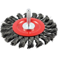 Norton - 3" OD, Knotted Carbon Wheel Brush - Strong Tooling