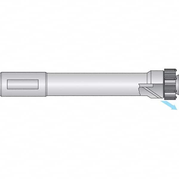 Axial Clamp Straight Shank Modular Reamer Body 40mm Shank Diam, 2.756″ Shank Length, 318″ OAL, Right Hand Cut