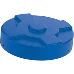 Vestil - 55 Gal, Polyethylene Drum Cover - 24-3/4" Diam, Rigid Smooth Liner - Strong Tooling