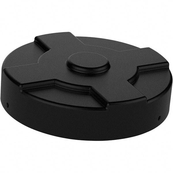 Vestil - 55 Gal, Polyethylene Drum Cover - 24-3/4" Diam, Rigid Smooth Liner - Strong Tooling