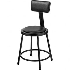 NPS - Stationary Stools Type: Fixed Height Stool w/Adjustable Height Back Base Type: Steel - Strong Tooling