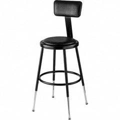 NPS - Swivel & Adjustable Stools Type: Adjustable Height Stool Base Type: Steel - Strong Tooling