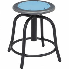 NPS - Swivel & Adjustable Stools Type: Adjustable Height Swivel Stool Base Type: Steel - Strong Tooling