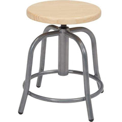 NPS - Swivel & Adjustable Stools Type: Adjustable Height Swivel Stool Base Type: Steel - Strong Tooling