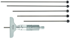 0 - 6'' Measuring Range - Ratchet Thimble - Depth Micrometer - Strong Tooling