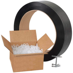 Value Collection - Strapping Kits Type: Polypropylene Strapping Kit Contents: 9000' of 1/2" Polypropylene; 1000 Plastic Buckles; Tensioner; Cutter - Strong Tooling