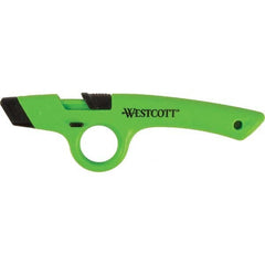 Westcott - Utility Knives, Snap Blades & Box Cutters Type: Safety Utility Knife Blade Type: Retractable - Strong Tooling