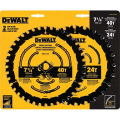 DeWALT - Wet & Dry-Cut Saw Blades Blade Diameter (Inch): 7-1/4 Blade Material: Carbide-Tipped - Strong Tooling