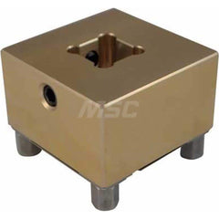 EDM Electrode Holders; System Compatibility: Erowa ITS; Holder Size: S20; Maximum Electrode Size (mm): 20; Electrode Shape Compatibility: Square/Round; Material: Brass; Flushing Duct: Yes; With Plate: Yes; Hardened: Yes; For Use With: Erowa/RHS ITS; Serie