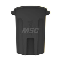 Trash Cans & Recycling Containers; Product Type: Trash Can; Container Capacity: 44 gal; Container Shape: Round; Lid Type: No Lid; Container Material: Plastic; Color: Black; Features: Integrated Handles Aids In Lifting Of Can & Improves Dumping Efficiency;