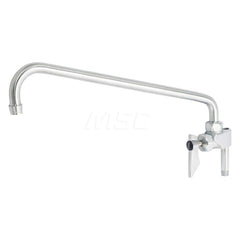 Industrial & Laundry Faucets; Type: Base Mount Faucet; Style: Base Mounted; Design: Base Mounted; Handle Type: Lever; Spout Type: Standard; Mounting Centers: Single Hole; Spout Size: 16; Finish/Coating: Chrome Plated Satin; Type: Base Mount Faucet