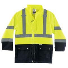8365BK S LIM/BLK FRONT RAIN JACKET - Strong Tooling