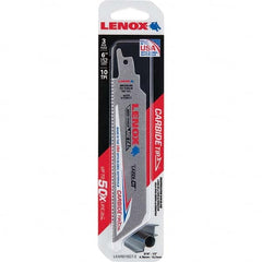 Lenox - Reciprocating Saw Blades Blade Material: Carbide Blade Length (Inch): 6 - Strong Tooling