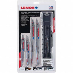 Lenox - Reciprocating Saw Blade Sets Blade Material: Carbide Tipped Minimum Blade Length (Inch): 6 - Strong Tooling