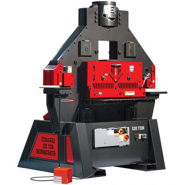 Edwards Manufacturing - Ironworkers Throat Depth (Inch): 7 Punching Pressure (Ton): 40 - Strong Tooling