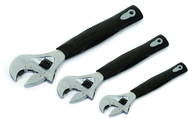 3 Piece Ratcheting Adjustable Wrench Set - Strong Tooling