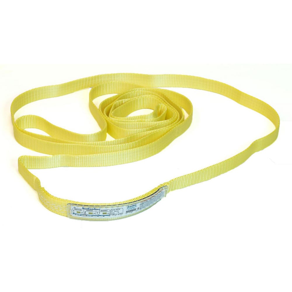 Slings & Tiedowns (Load-Rated); Sling Type: Endless; Length (Feet): 4; Vertical Capacity (Lb.): 3200; Choker Capacity (Lb.): 2500; Width (Inch): 1; Basket Capacity (Lb.): 6400; Eye Type: No Eye; Sling Material: Nylon; Sling Width: 1 in; Number Of Plies: 1