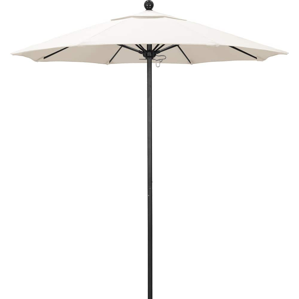 Patio Umbrellas; Diameter (Feet): 7.5; Height (Feet): 8.000; Fabric Color: Natural; Base Included: No; Canopy Fabric: Pacifica; Fade Resistant: Yes; Additional Information: Push Lift; Frame Material: Aluminum