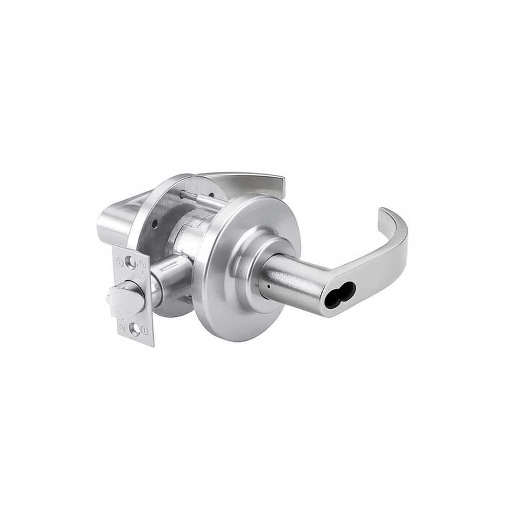 Lever Locksets; Type: Storeroom; Key Type: Keyed Different; Strike Type: ANSI 4-7/8; Finish/Coating: Satin Chrome; Material: Steel; Material: Steel; Door Thickness: 1-3/8 ™1-3/4; Backset: 2.75; Lockset Grade: Grade 2; Cylinder Type: SFIC Less Core; Minimu