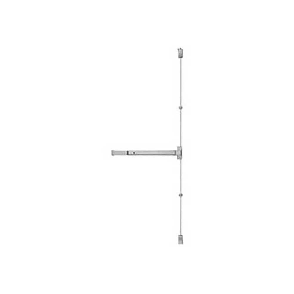 Vertical Bars; Type: Surface Vertical Rod Exit Device; Rating: Grade 1; Hand: Non-Handed; Finish/Coating: Satin Stainless Steel; Rating: Grade 1; Fits Door Size: 36 in; Type: Surface Vertical Rod Exit Device