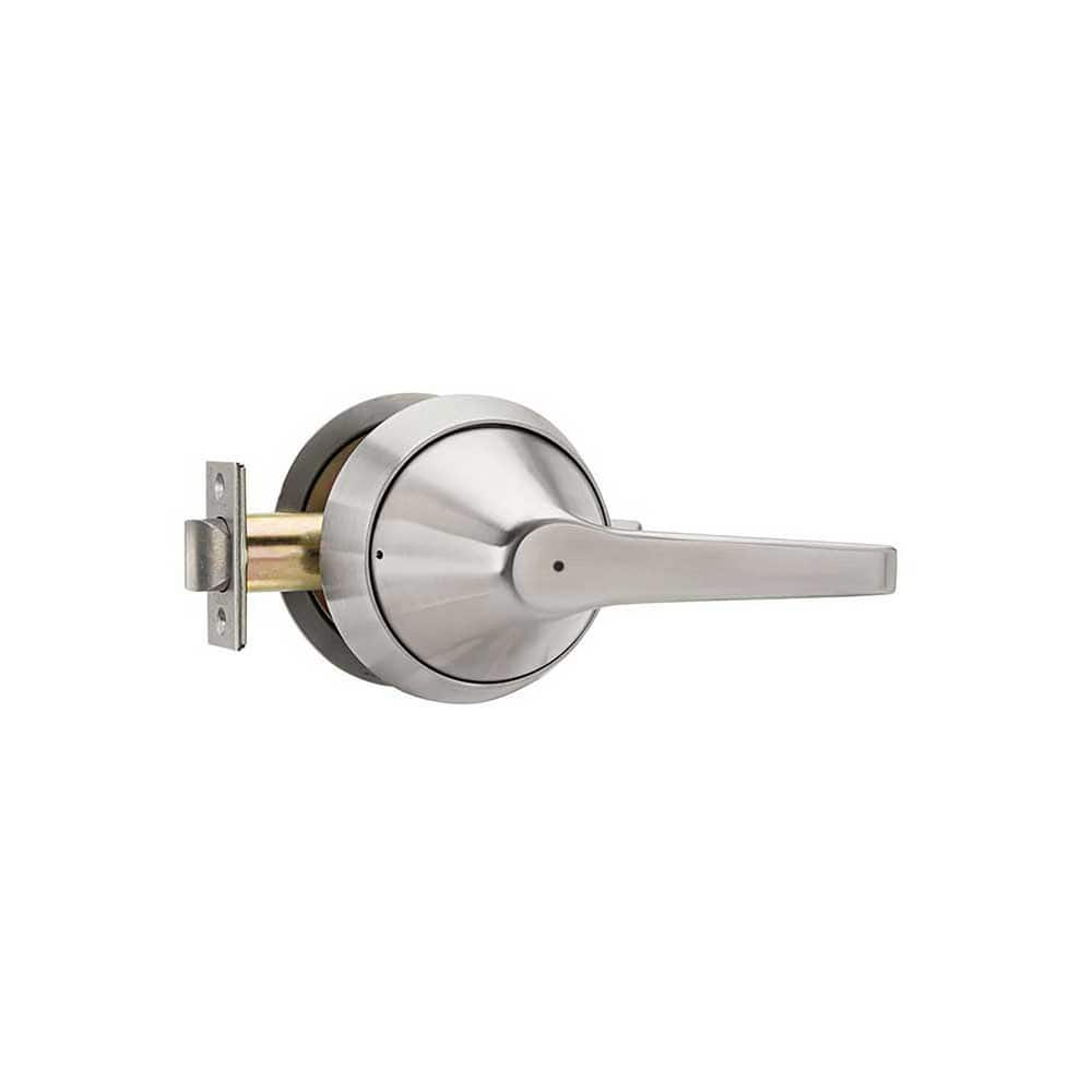 Lever Locksets; Type: Privacy; Key Type: Keyless; Strike Type: ASA Strike; Finish/Coating: Satin Stainless Steel; Material: Steel; Material: Steel; Door Thickness: 1 5/8 - 1 7/8; Backset: 2.75; Lockset Grade: Grade 1; Cylinder Type: None; Minimum Order Qu