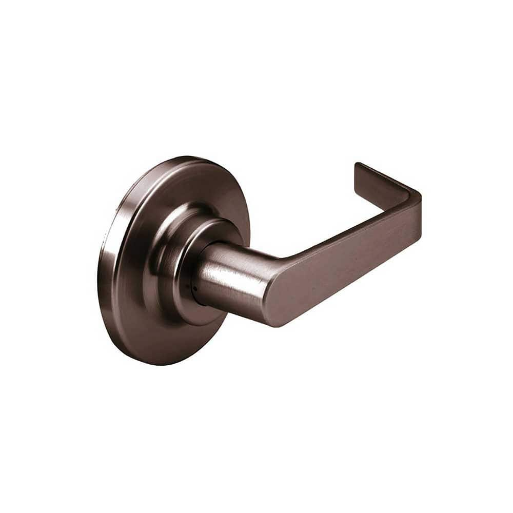 Lever Locksets; Type: Single Dummy; Key Type: Keyless; Strike Type: ANSI 4-7/8; Finish/Coating: Oil Rubbed Bronze; Material: Steel; Material: Steel; Door Thickness: 1-3/8 ™1-3/4; Backset: 0; Lockset Grade: Grade 2; Cylinder Type: None; Minimum Order Quant