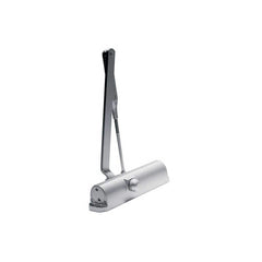 7300 Door Closer Damper: 200 lb Load Capacity Cast Aluminum, Aluminum Painted Finish, Non-Handed