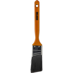 Paint Brush: Polyester, Synthetic Bristle 7″ Sash, Wood Handle, for Latex Flat & Water