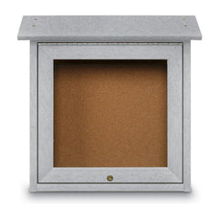 Cork Bulletin Boards; Bulletin Board Type: Enclosed Cork Bulletin Boards; Board Color: Natural Cork; Material: Recycled Plastic; Cork Over Fiberboard; Width (Inch): 18; Overall Height: 18; Overall Thickness: 5.5; Frame Material: Recycled Plastic; Overall