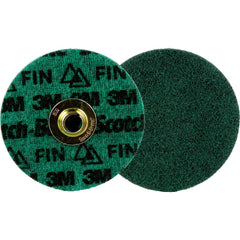 Quick-Change Disc: TN, 4-1/2″ Disc Dia, Ceramic, Non-Woven Green, Non-Woven Backed, 13,300 RPM