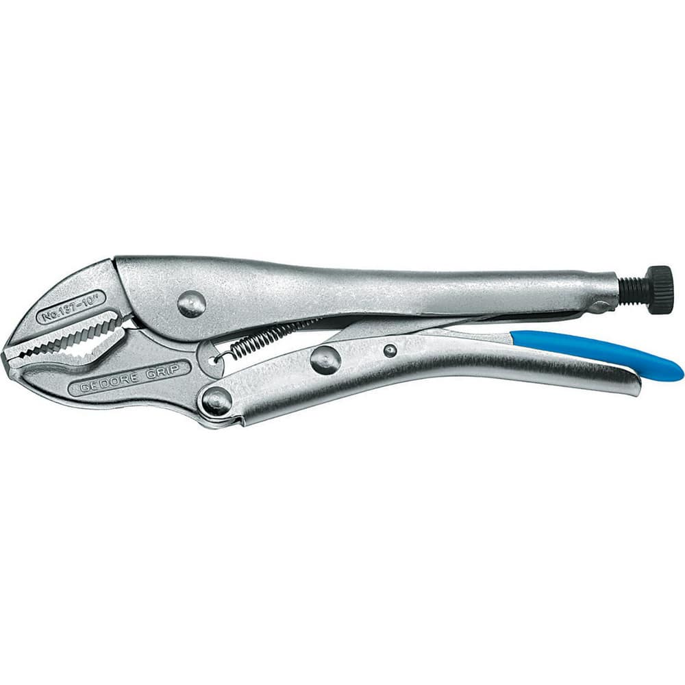 Locking Plier: 10'' OAL, 1.25'' Jaw Capacity, Standard Jaw