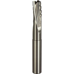 Spiral Router Bits; Bit Material: PCD-Tipped; Router Style: Three Edge; Flute Type: Upcut; Piloted: No; Cutting Direction: Right Hand