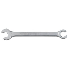 Flare Nut Wrenches; Type: Open End; Size (Inch): 3/8 in, 7/16 in; Size (mm): 3/8 in, 7/16 in; Head Type: Double; Offset; Opening Type: 6-Point Flare Nut; Head Offset Angle: 15; Non-sparking: No; Insulated: No; Magnetic: No; Corrosion-resistant: Yes; Ratch